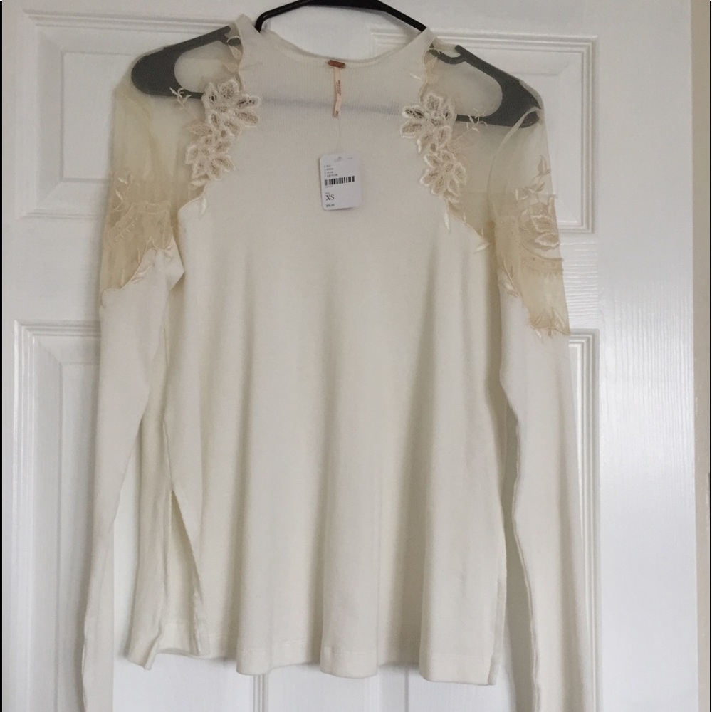 Free People Daniella Lace Top